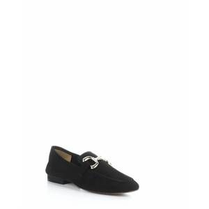 NEW BOS. & CO. women's macie suede slip-on shoes in black